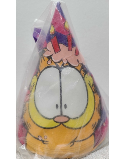 Paper Art Garfield Party Hats - 8 count