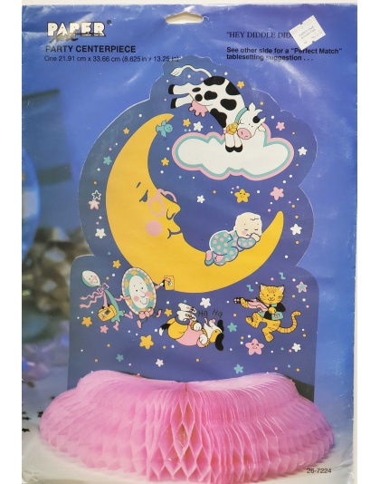 Paper Art Party Centerpiece - Hey Diddle Diddle Honeycomb Birthday Party Decoration