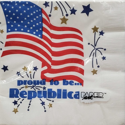 Paper Art Proud to be Republican Large Napkins - 20 count