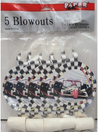 Paper Art Race Car 5 Blowouts