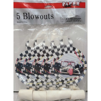 Paper Art Race Car 5 Blowouts