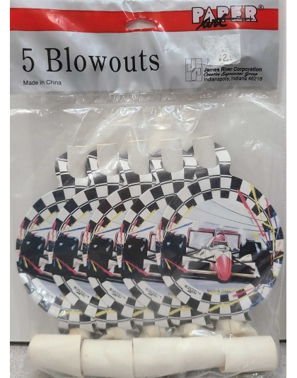 Paper Art Race Car 5 Blowouts