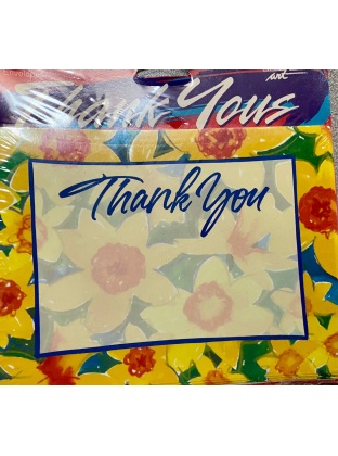 Paper Art Sunflower Thank You Cards - 8 Pack