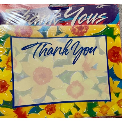 Paper Art Sunflower Thank You Cards - 8 Pack