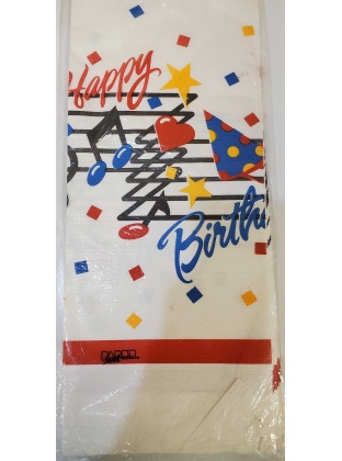 Paper Art XL Musician Birthday tablecover