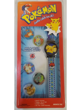 Pokemon mix & match Digital Watch PIKACHU AND MORE