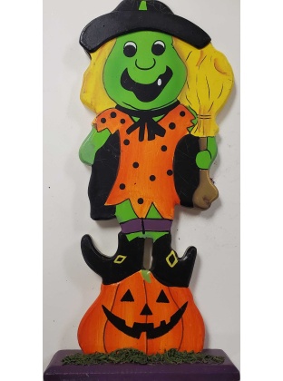 Spooky Hollow 10.5 in. Wooden Table Decoration