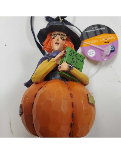 Spooky Hollow Witch Craft Collection Halloween Ornament