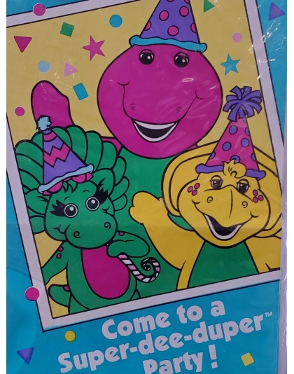 Barney Super-dee-duper Party Invitations