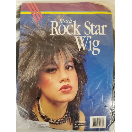 Black Rock Star Wig