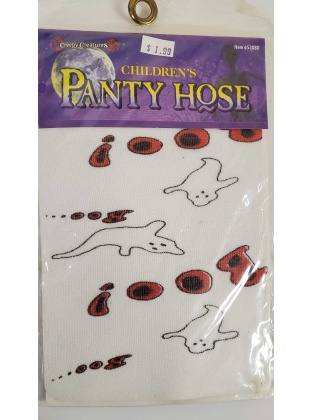 Creepy Creatures - Children's Panty Hose - Ghosts