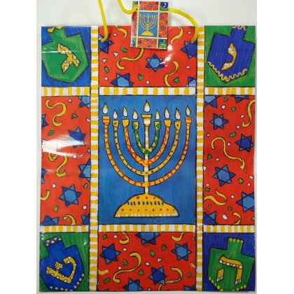 Hanukkah Celebration Large Gift Bag