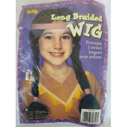 Kids Stuff Long Braided Wig (Ages 5 and up)