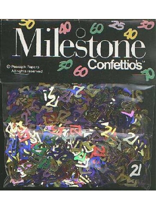 MILESTONE 21 confetti