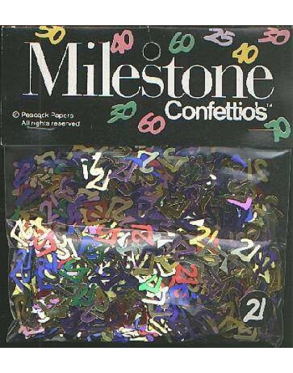 MILESTONE 21 confetti