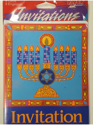 Menorah Invitation