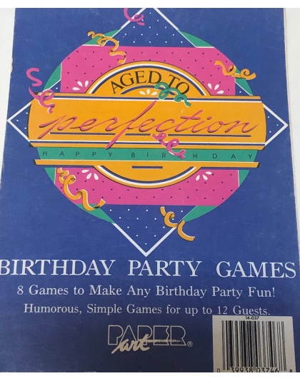 Paper Art Birthday Party Games