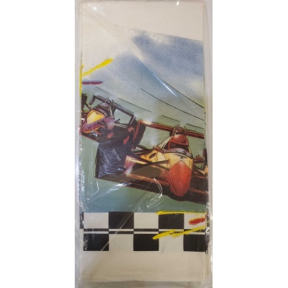 Paper Art Racing Spectacle Table Cover