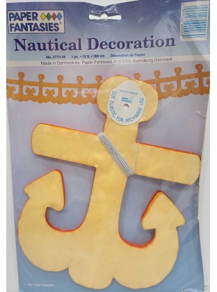 Paper Fantasies Nautical Decoration Anchor