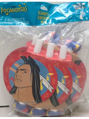 Party Express Disney's Pocahontas 8 Medallion Blowouts