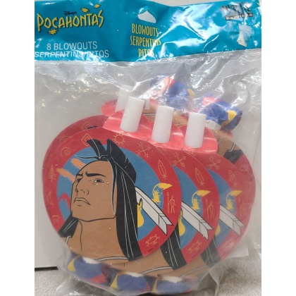 Party Express Disney's Pocahontas 8 Medallion Blowouts