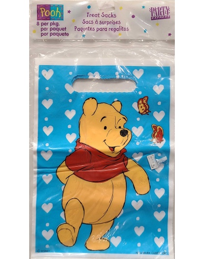 Party Express Pooh Bear Themed Treat Sacks