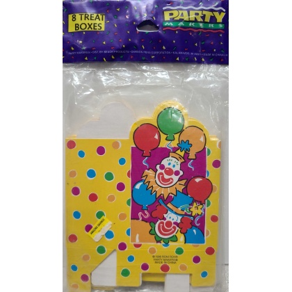 Party Makers Clown Themed Treat Boxes