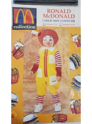 Rubies McDonalds Collection - Ronald McDonald Child Size Costume - Infant