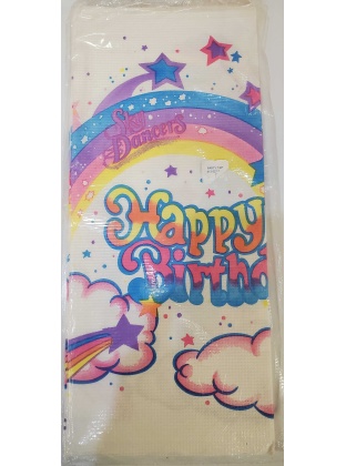 Sky Dancer Happy Birthday Table Cover