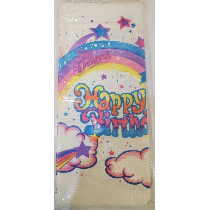 Sky Dancer Happy Birthday Table Cover