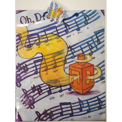 Song of the Dreidel Large Gift Bag