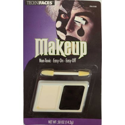 TechniFaces Halloween Black & White Makeup Kit