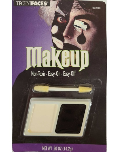 TechniFaces Halloween Black & White Makeup Kit