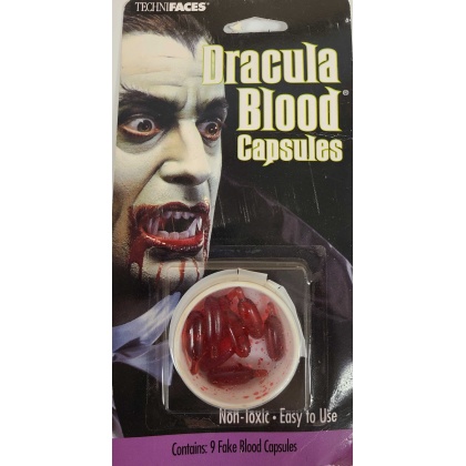 TechniFaces Halloween Dracula Blood Capsules