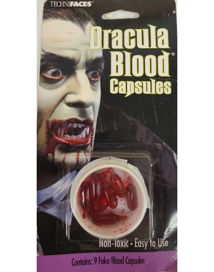 TechniFaces Halloween Dracula Blood Capsules