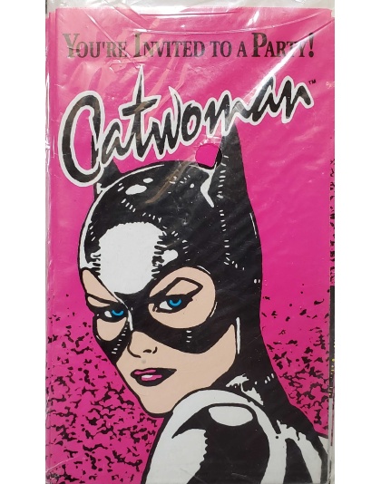 Unique Catwoman Invitations - 8 count