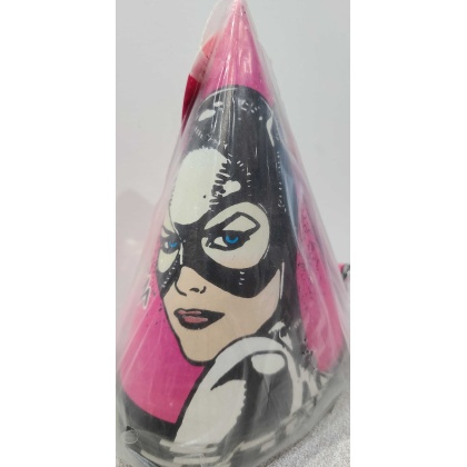 Unique Catwoman Party Hats - 8 count