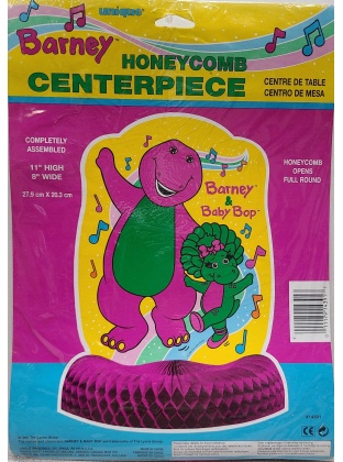 Unique Honeycomb Centerpiece Barney & Baby Bop