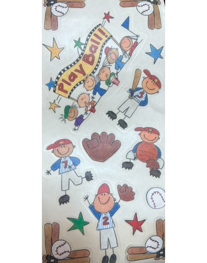 Me&MyBigIdeas Baseball Kids Stickers