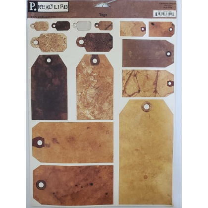 Real Life Cardstock Stickers - Tags