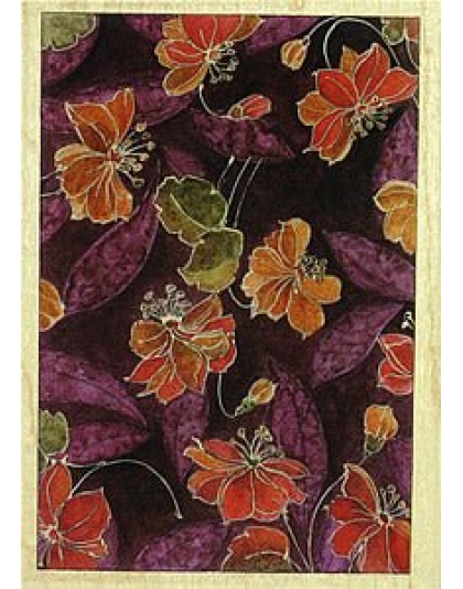 Batik Island Floral stamp for scrapbook or stamping stamp for scrapbook or stamping