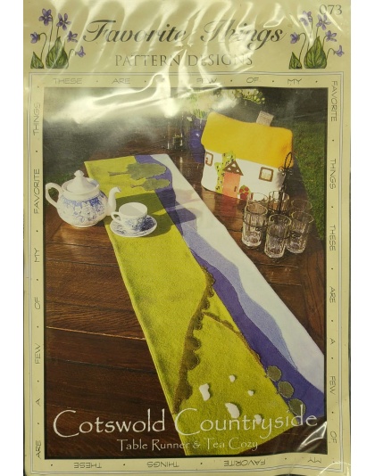 Cotswold Countryside Table Runner and Tea Cozy Pattern by Favorite Things