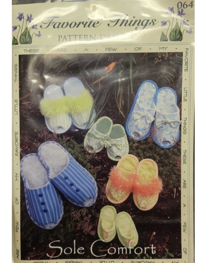 Sole Comfort Slippers pattern by Favorite Things