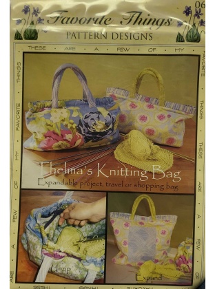 Thelmas Knitting Bag Pattern by Favorite Things