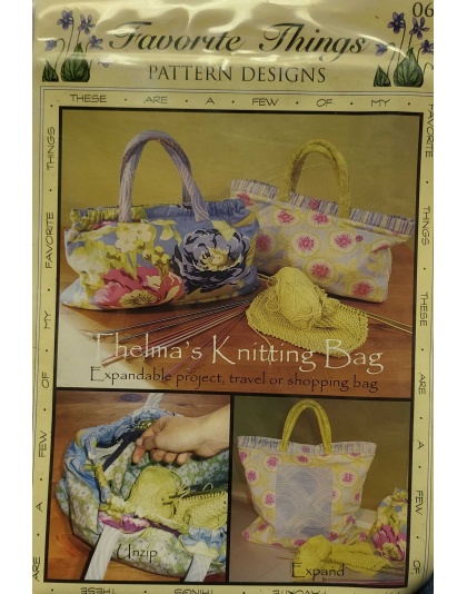 Thelmas Knitting Bag Pattern by Favorite Things