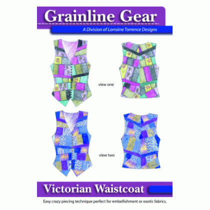 Victorian Waistcoat sewing pattern by Grainline Gear 1504