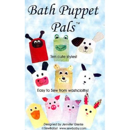 BATH PUPPET PALS sewing pattern by SewBaby