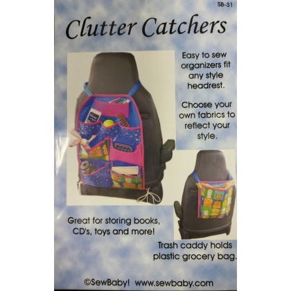 CLUTTER CATCHERS sewing pattern by SewBaby