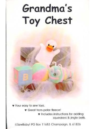 GRANDMA'S TOY CHEST sewing pattern by SewBaby