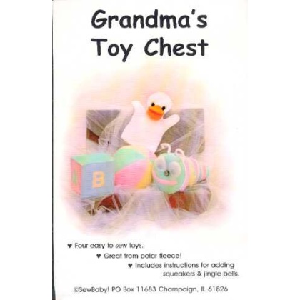 GRANDMA'S TOY CHEST sewing pattern by SewBaby